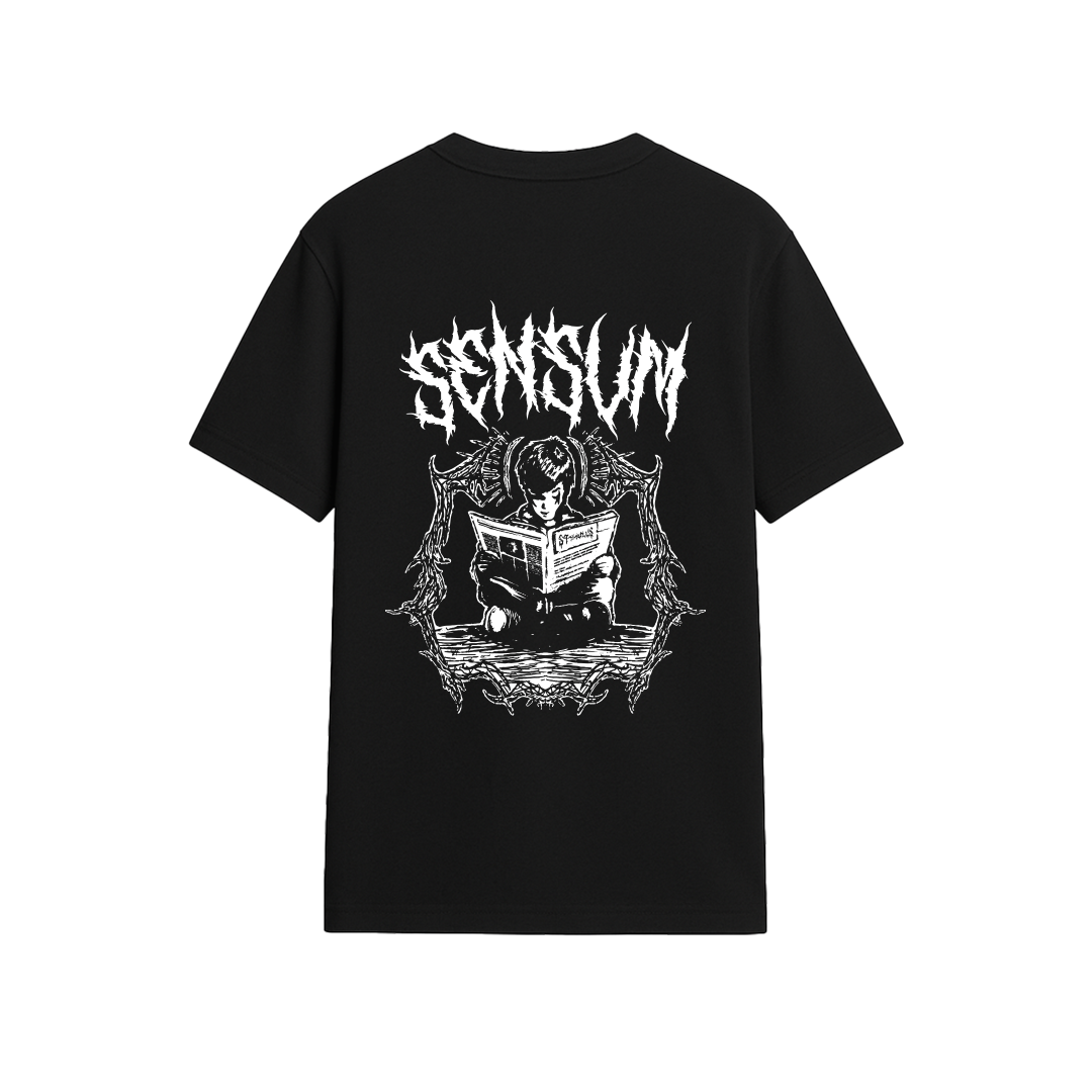 "SENSUM" Black T-Shirt