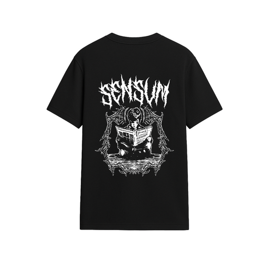 "SENSUM" Black T-Shirt
