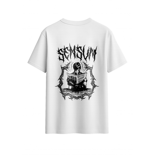 "SENSUM" White T-Shirt