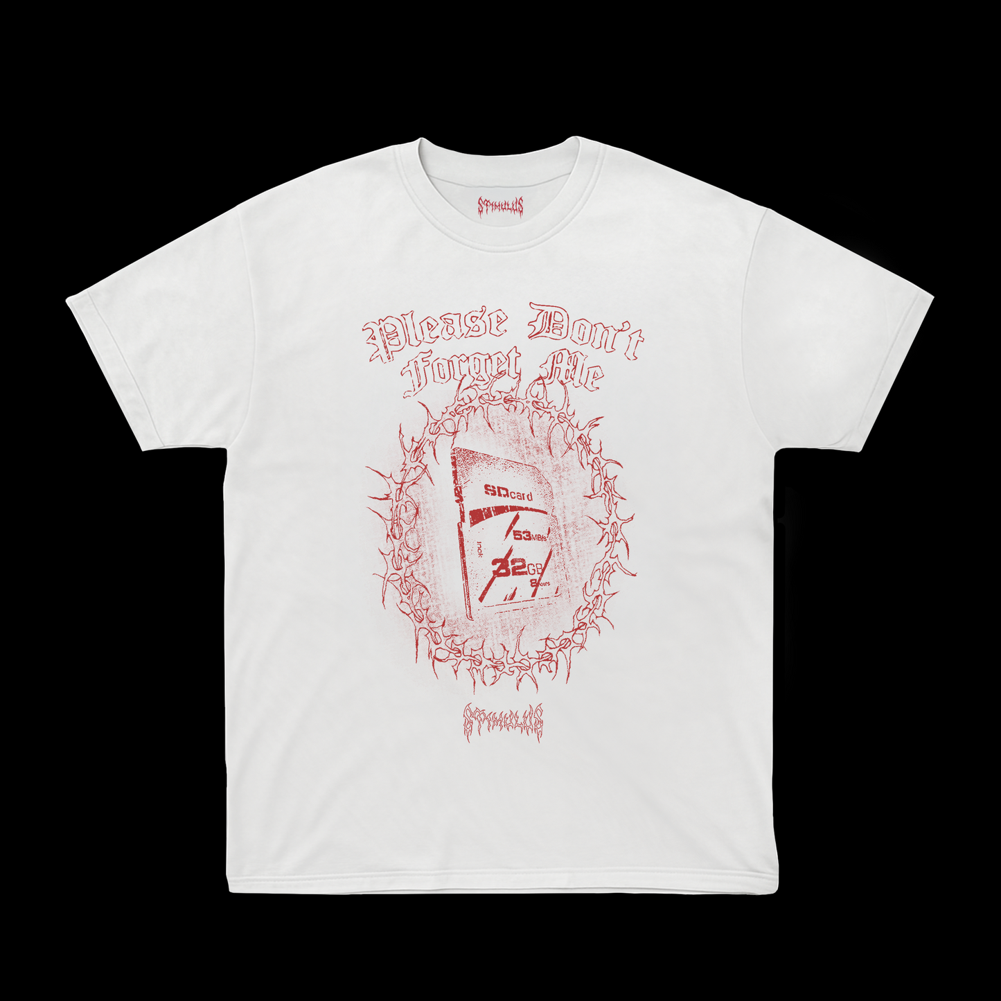"SD Card" White T-Shirt